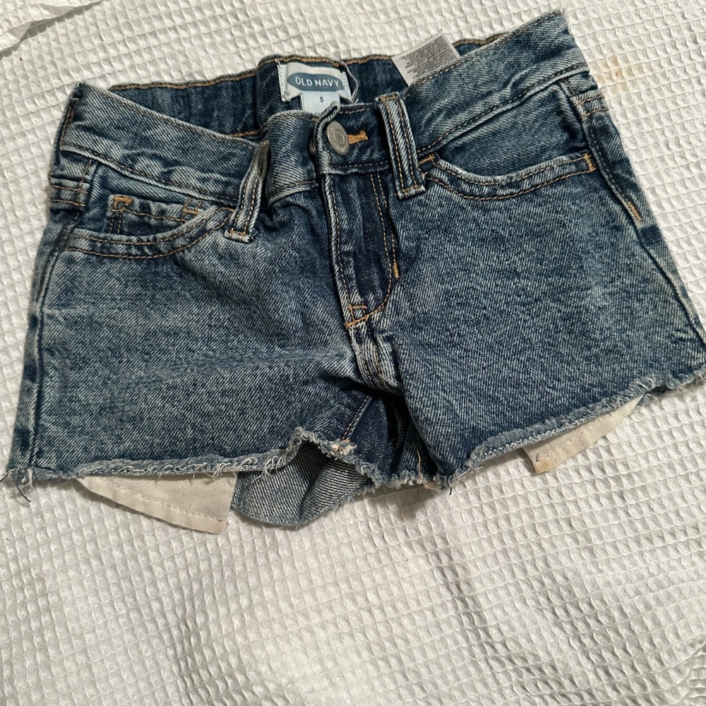 Denim shorts